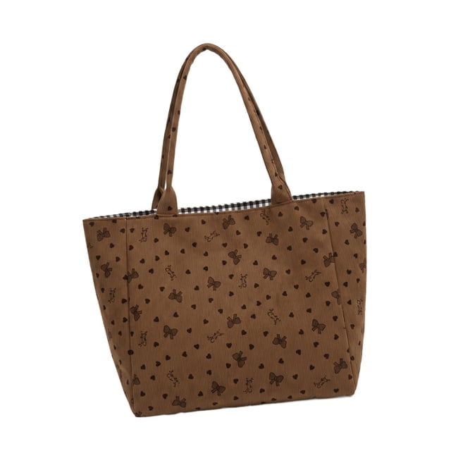 Bolsa de la compra reutilizable y lavable, bolsa de almacenamiento, bolso de mano para mujer, gimnasio e compras. Marrón