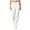 White, variant on Dagugfen Athletic Pants for Women Loose Fitted Elastic Waist Stretchy Breathable Full Length Gym Workout Pants(XL,White)
