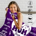 thumbnail image 4 of Gift for Mom Blanket from Daughter - Son - Children for Mothers Day, Best Mom Ever Blanket for Mom, for Wife, Happy Birthday Mom Gifts for Mother Mommy Mama, 4 of 6