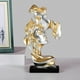 thumbnail image 3 of Figuras de resina de una pareja besándose, estatua decorativa de estilo europeo - Regalos y adornos para el hogar en Navidad champán, 3 of 8
