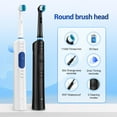 thumbnail image 5 of Cepillo de dientes eléctrico giratorio recargable con 3 modos, cepillo de dientes con vibración sónica, eliminador de sarro, herramientas de limpieza para blanqueamiento dental, 5 of 5