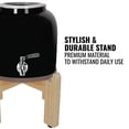 thumbnail image 3 of Brio Black Ceramic Water Dispenser Holds 5 Gallon Capacity Jugs, 8 Inch Stand, Faucet and Lid, 3 of 7