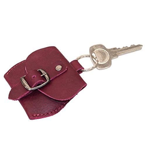 Leather Key Sleeve Vintage Cover Hide & Drink Stylish Accessories Handmade Includes 101 Year Warranty Key Ring Holder 