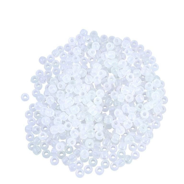 250Pcs Multi Color Plastic UV Beads Clear Beads Color Magically Changing UV  Reactive Pony Beads for Jewelry Making 