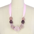 thumbnail image 3 of Ribbon Raspberry Collar Necklace, 3 of 3