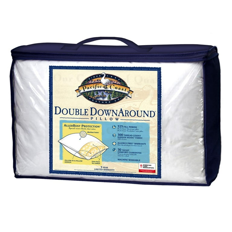 Pacific Coast Feather Double Around Down and Feathers Pillow Walmart