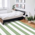 thumbnail image 6 of Area Rug 5'x7' Geometric Sage Green Stripes Washable Area Rugs Non Shedding Floor Carpet Rubber Backing Non-Slip Indoor Mats for Living Room Bedroom Kitchen, 6 of 8