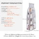 thumbnail image 2 of Organizador de bolsos colgante MURRI&MURRDI para armario (2 grises), 2 of 7
