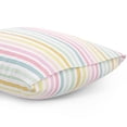 thumbnail image 5 of Mainstays Kids Microfiber Bed Sheet Set, Queen, Rainbow Stripe, 4 Pieces, 5 of 10