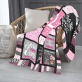thumbnail image 4 of LHSHID 75th Birthday Gifts for Women Blanket 75th Birthday Decorations for Women Best Gifts for 75 Year Old Woman Happy 75th Birthday Ideas for Mom Grandparents Throw Blanket 40"x50", 4 of 7