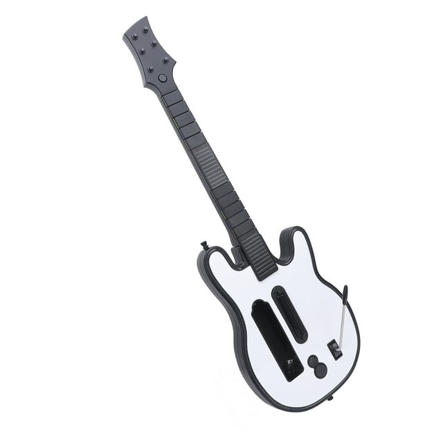Wireless Game Guitar, Guitar Game Controller Cool RGB Light Colorful Buttons Stylish for