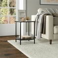 thumbnail image 4 of Henn&Hart 20"W Modern Metal Side Table in Blackened Bronze Finish, 4 of 6