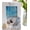6 inch photo frame vertical style, variant on Ocean Photo Frame, 6 Inch Seashell Wooden Display, Coastal Tabletop Picture Holder