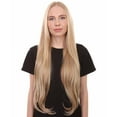 thumbnail image 4 of HPO Adult Straight Blonde High Heat Clip-In Synthetic 24-inch Extension, 4 of 6