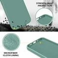 thumbnail image 2 of iPhone 13 Case, Liquid Silicone Soft Gel Rubber iPhone 13 Phone Case Slim Fit Cover with Microfiber Lining Shockproof Protective Phone Cases for iPhone 13 6.1 inch, Pine Green, 2 of 16