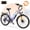 Purple, variant on ESKUTE C200D Electric Bike for Adults – 1300W Peak Motor, 28MPH Step-Thru Ebike, 840Wh Removable Battery , Up to 70 Miles, 26" Tires, 7-Speed White, UL2849