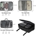 thumbnail image 3 of Mochila de viaje Vancropak extra grande de 40 litros con 3 cubos de embalaje, 3 of 9