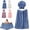 Pink, variant on Luxury Plus-Size Towel Wraps Set for Women with Hair Towel Wrap, Wearable Towel Dress with Elastic Band
