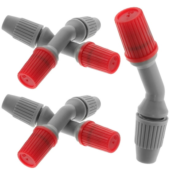 Sprayer Nozzle Replacement Mister Plastic Garden Nozzles Water Sprinkler Adjustable Pipe 5 Pcs
