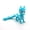 Blue, variant on Long Haired 3D Printed Dragon Home Office Movable Joint Dragon Model Multi-color Gradient Dragon Action Figure Desktop Ornament
