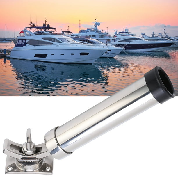 Fishing Rod Holder, Heavy Duty Stainless Steel Fishing Rod Mount 360  Adjustable For Marine Boat Yacht Fishing 