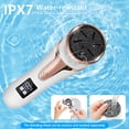 thumbnail image 7 of Rirool Electric Callus Remover for Feet with Vacuum, Rechargeable Foot File with 3 Quartz Heads & 2 Speeds, IPX7 Waterproof, LCD Display, 10-in-1 Pedicure Kit for Dead Skin Removal, White, 7 of 7