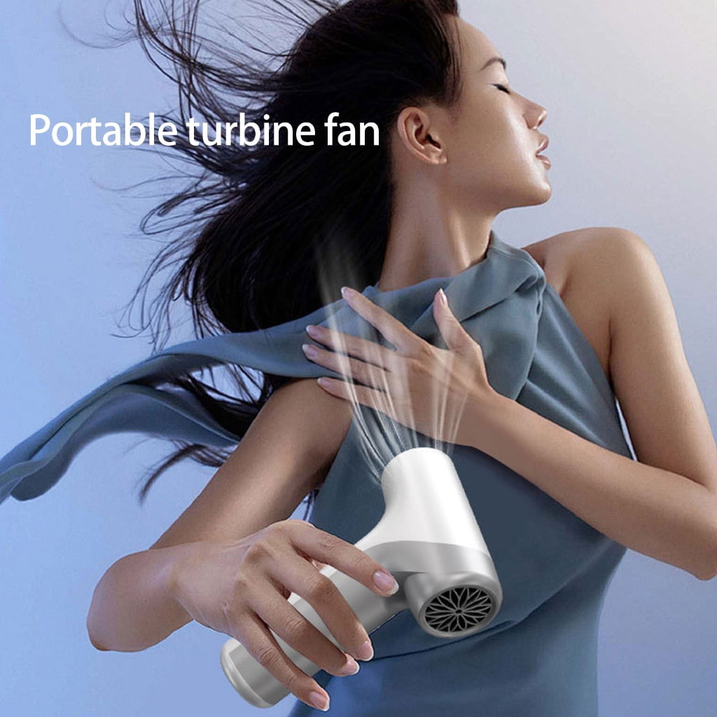 Cordless Fan Lightweight Dust Blower Handheld Engine Fan Air Duster 4 Speed for Women Men Computer Cleaning Outdoor