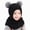 A93-E, variant on Toddler Boys Girls Satin Lined Baby Toddler Winter Hat Earflap Infant Newborn Beanie Warm Knit Hat Pompom Silk Lined Skull Cap 6-12 Months 12-24 Months 2T 3T 4T 5T 6T 7T 8T 9T Children(B,One Size)