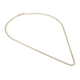 thumbnail image 3 of Cadena Barbada Diamantada 2 mm Oro Italiano Sólido 10k 55 cm, 3 of 5