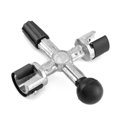 thumbnail image 2 of Riwesomey Herramienta de reparación de terminales de batería de 4 vías, raspador, limpiador de terminales, piezas de automóvil, seguro y Accesorios para motos, 2 of 6