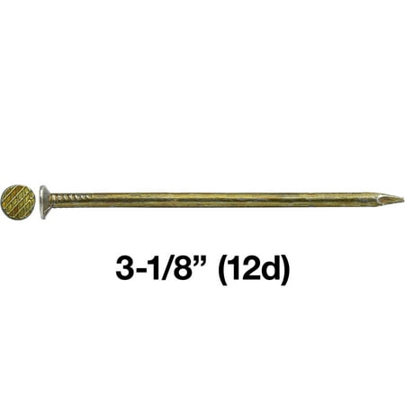 

Jake Sales Brand - 3-1/8 Inch (12d) Sinker Framing Nails ~3800 Nails - 50 Pounds