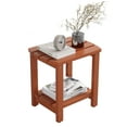 thumbnail image 4 of Adirondack Side Table, Solid Wood End Tables, Small Outdoor Coffee Table Porch Table Pine Wood for Patio, Backyard,Pool, Indoor Companion, 4 of 10