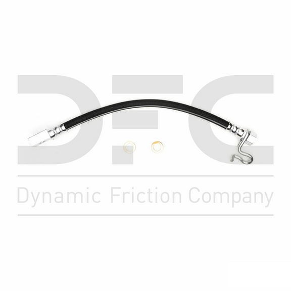 Rear Lower Left Dynamic Friction Company Brake Line Hose 350-54642 For 2009-2011 Ford F-150