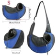 thumbnail image 3 of Mesh Oxford Pet Outdoor Travel Pet Puppy Carrier Handbag Pouch Single Shoulder Bag Sling Mesh Comfort Travel Tote Shoulder Bag ShopWise Round, 3 of 27