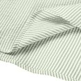 thumbnail image 6 of Rvwovn Men's Loose Fit Mandarin Collar Shirt - Casual Striped Half-Placket Long Sleeve Blouse, 6 of 6