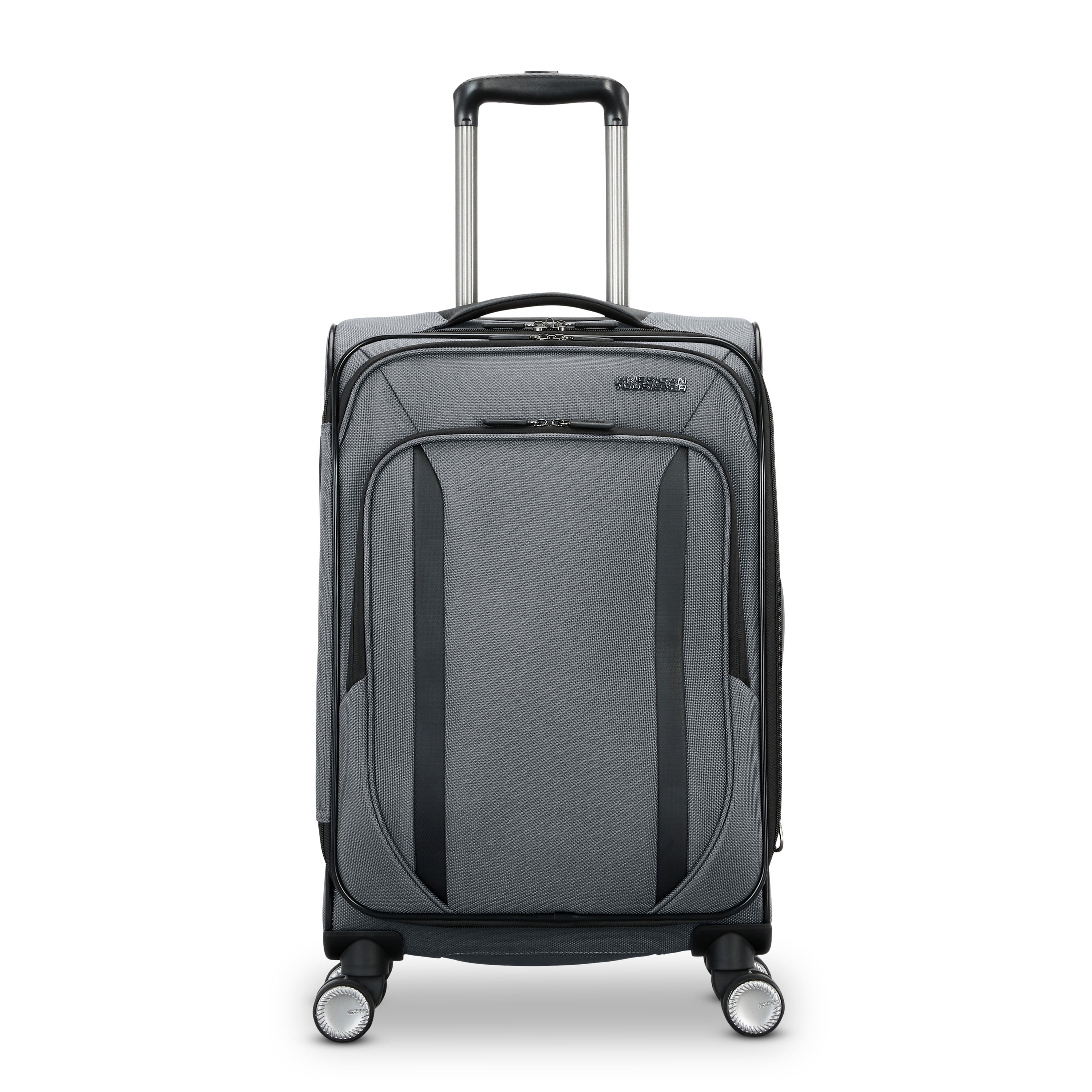 American Tourister Dash XLT Softside Carry On Luggage with Spinner Wheels Single Piece - Graphite