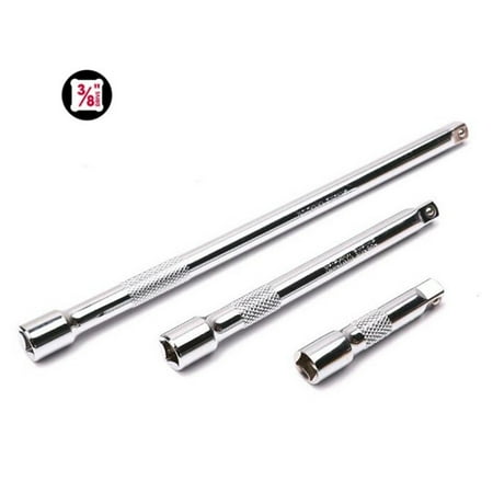 

BAMILL 3pcs Extension Bar Set Drive Ratchet Socket Extender Hand Tools 1/4 3/8 1/2