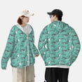 thumbnail image 4 of Fotbe Great White Shark Chaqueta con Protección Solar UPF 50+ para Hombre y Mujer, Camisa con Capucha y Bolsillos-X-Large, 4 of 7