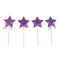 thumbnail image 2 of 4 x Primeros de Torta Estrella de Cumpleaños Brillo para Shower de Bebé Decotaciónes de tarta Casamiento Púrpura BLESIY Primeros de la torta de las estrellas, 2 of 8