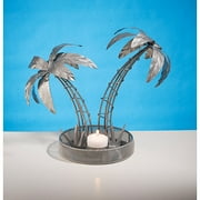 Metallic Palm Tree Centerpiece