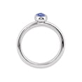 thumbnail image 4 of 1/2 Carat (ctw)  Lab-Created Blue Sapphire Ring in Sterling Silver, 4 of 4