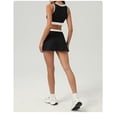 thumbnail image 5 of PISONIC Womens Workout Sets 2 Piece Tennis Sets Skorts Sets Athletic Gym Golf Outfits Tank Top and Skort, 5 of 6