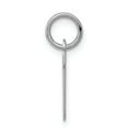 thumbnail image 2 of Sterling Silver Block Letter V Initial Charm Pendant, 2 of 4