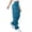Blue, variant on Women's Plus Size Cargo Pants Spicy Girl High Waisted Wide Leg Pants With Multiple Pockets Casual Work Pants