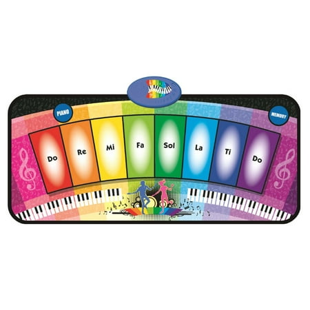 Ez Play Piano - Kids Battery-powered Piano Musical Touch Play Mat Baby Music Creeping Carpet Child Toy Gift - Colorful