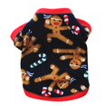 thumbnail image 1 of Zhongxinda Dog Snowman Print Cloth Winter Warmer Fleece Fabric Dog Clothes Warm Clothing For Dogs Pet Coat, 1 of 6