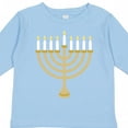 thumbnail image 4 of Inktastic Chanukah Hanukah Menorah Boys or Girls Long Sleeve Toddler T-Shirt, 4 of 5