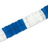 Beistle 4 1/2" x 12' Leaf Garland Blue/White 4/Pack 55628-BW