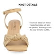 thumbnail image 4 of Journee Collection Womens Galinda Tru Comfort Foam Low Block Heel Sandals, 4 of 6