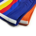 thumbnail image 3 of Men's Striped Swim Trunks Split Side Boxer Briefs Quick Dry Swimsuit Bathing Suit, 3 of 12